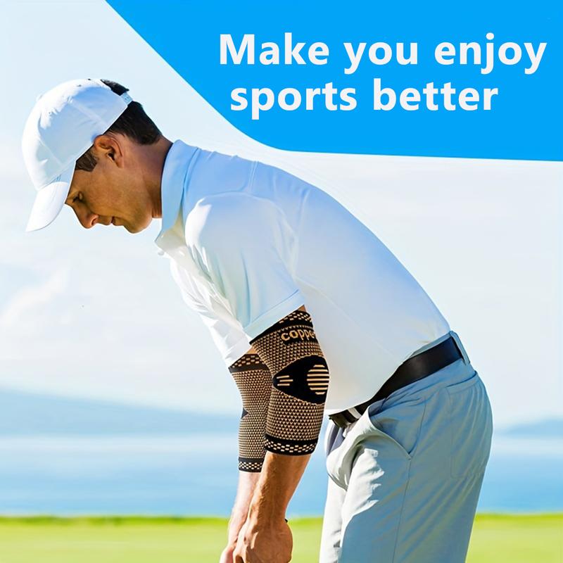 Pain Relief Elbow Brace for Tennis Elbow & Tendonitis, Arthritis Compression Sleeve Elbow Pads volleyball, Adjustable Support for Lateral Epicondylitis, Gym, Golf for old Men & Women