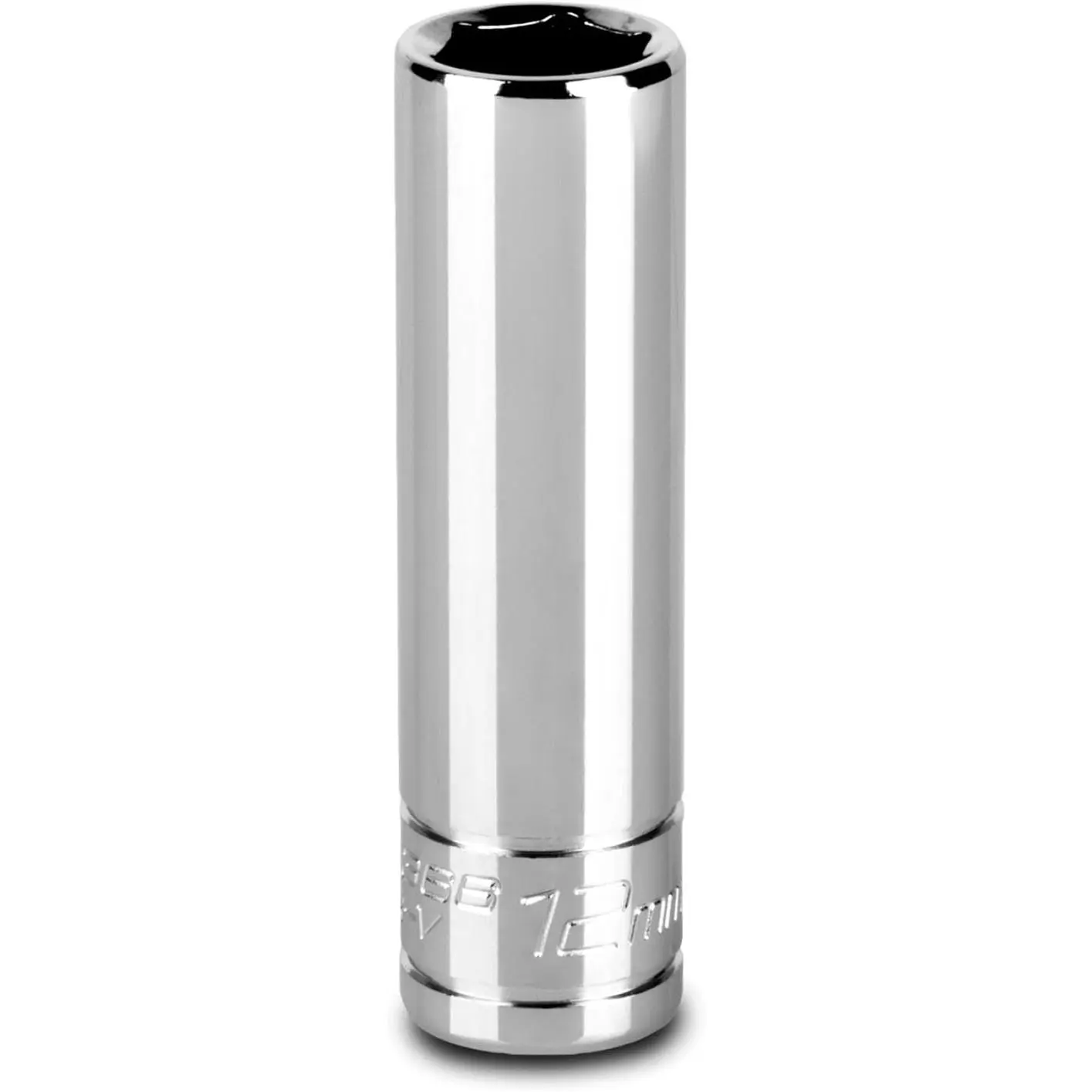 12 mm Deep Socket, 3/8-Inch Drive, 6-Point, Metric