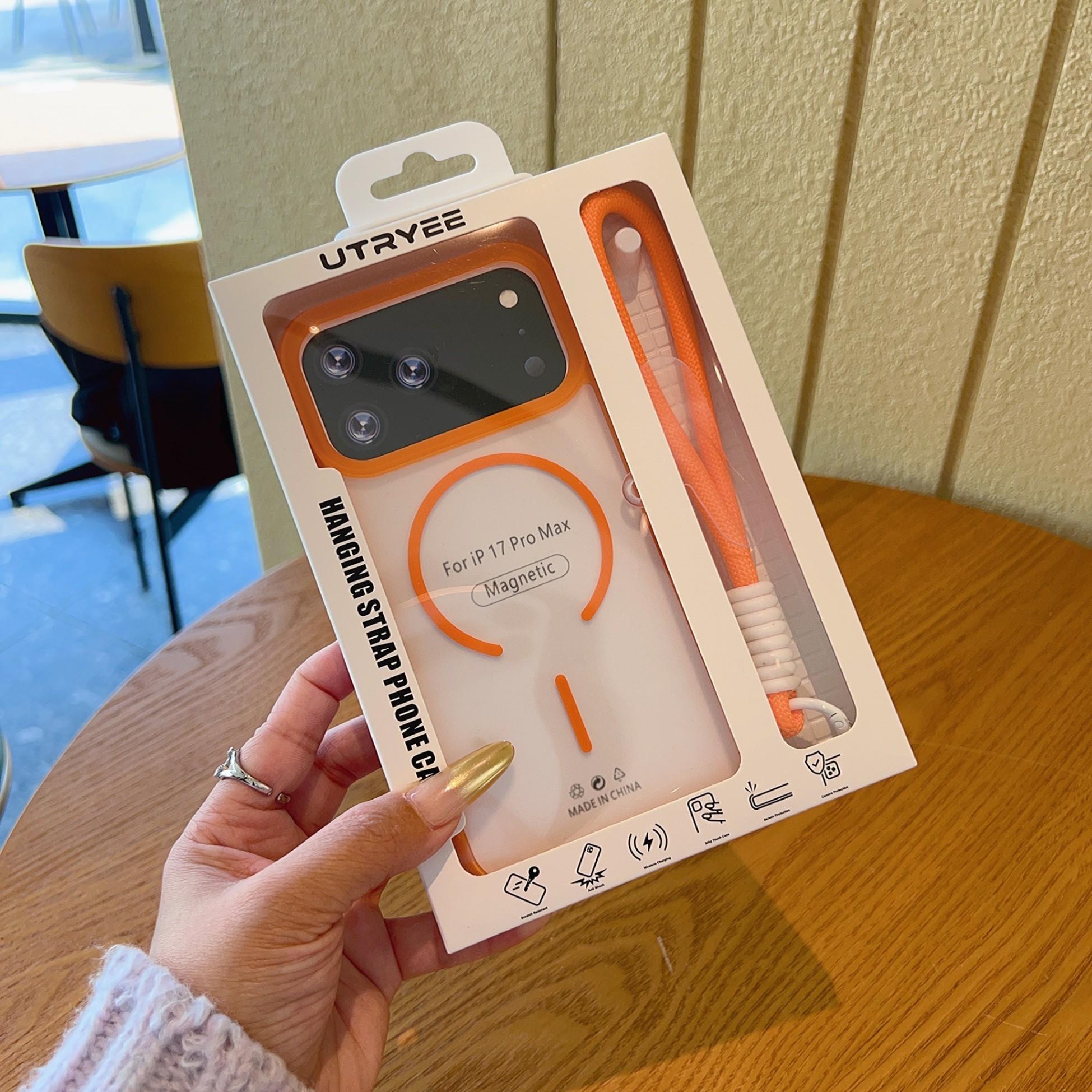 Translucent Frosted Phone Case for iPhone 17 Pro Max 16 15 14 13 12 11, Soft Edge Clear Acrylic Magnetic Case