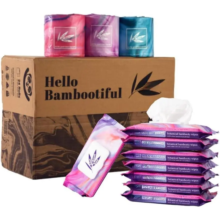 Toilet Paper and Flushable Wet Wipes Bundle
