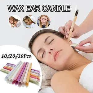 10/20/30Pcs Aromatic Ear Candle Stick, Aromatherapy Ear Therapy, with A Straight Horn Mouth Shape, Ear Care Stick, Beauty Salon Ear Picking