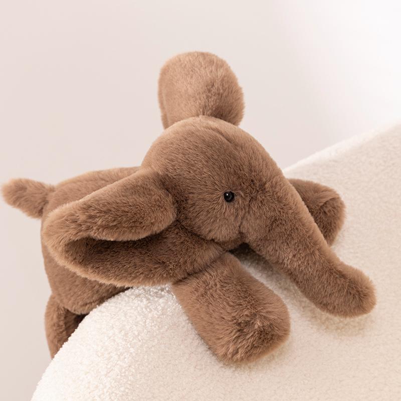 Super Soft 4 Colours Elephant Plush Toys Cute Stuffed Flappy Ears Long Plush Animals Plushy Hugging Pillow Kids Xmas Gift