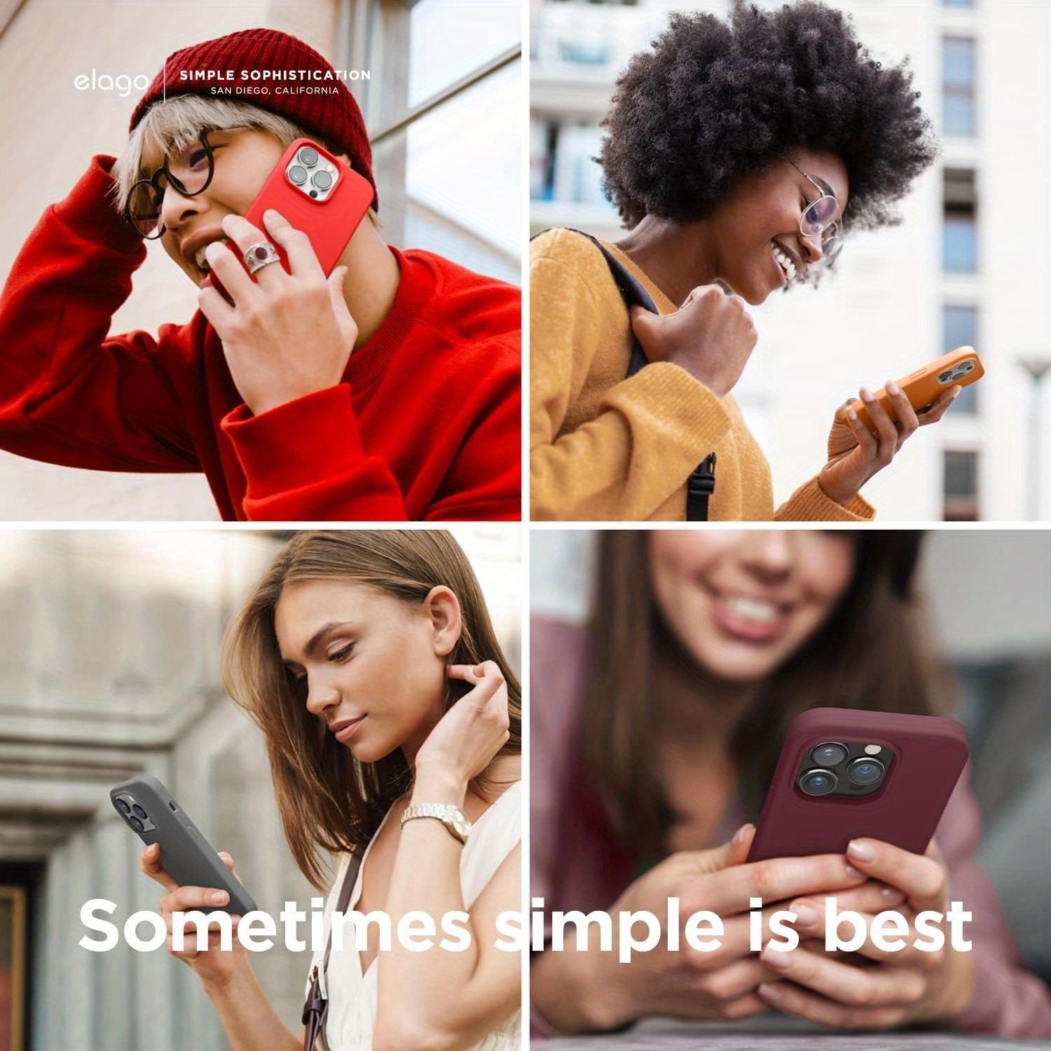 Liquid Case Full Body Protective Cover, Shockproof Case, Slim Smartphone Case, Anti-Scratch Case for iPhone 16 15 14 13 12 11 Pro Max, Lightweight Case