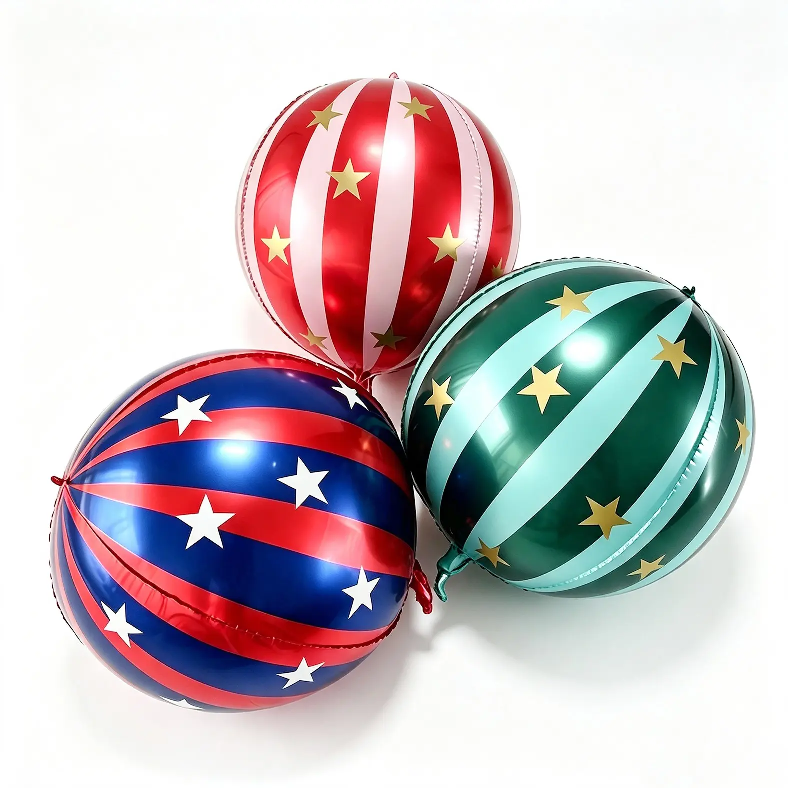 5 Pcs Star Aluminum Foil Balloons, Design Balloons for Party Decoration, Halloween Birthday Festival Decor Set, Creative Event Supplies