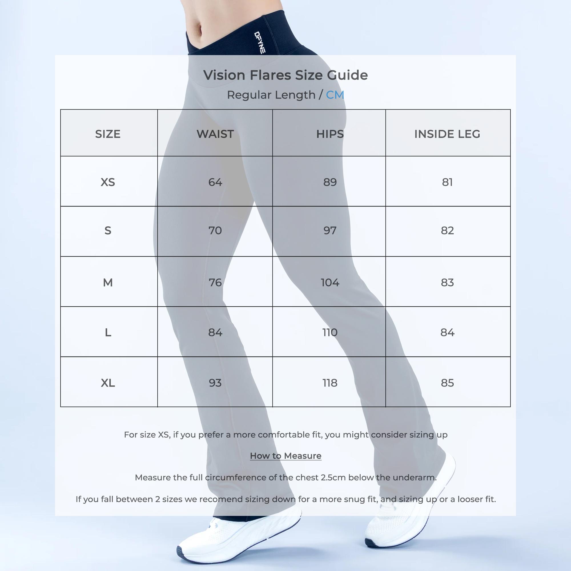 DFYNE minimalist flared pants, designed for yoga practice, fitness training, and everyday activities.