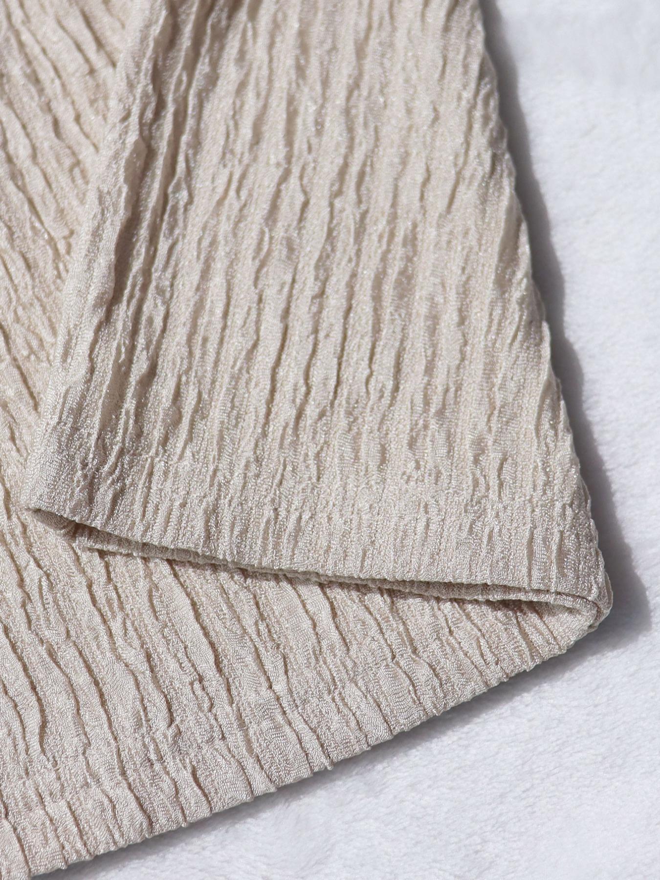 Two-Piece Set Women's Solid Color Top & Elastic Waist Pants, Casual Fashion Cozy Top & Trousers for Daily Outdoor Wear, Women's Clothing for Fall