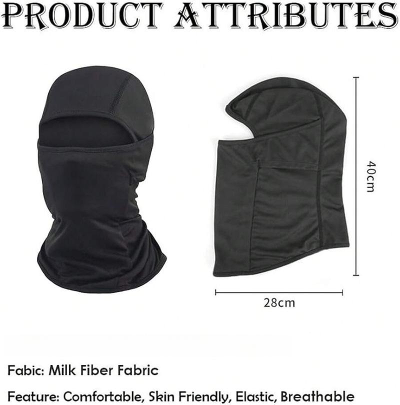 Ski Mask For Men 2 Pack Balaclava Face Mask Women Summer Shiesty Masks Motorcycle Helmet Full Head Cover Sun UV Protection