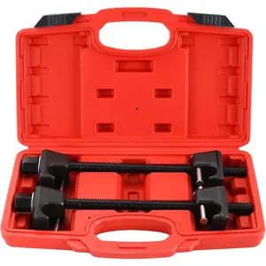 Macpherson Strut Spring Compressor Tool Kit | Heavy Duty Dual Coil Spring Compressor with Locking Pins, 13/16” Socket 1/2" Drive, 11.5" Range, Set of 2 for Suspension Work