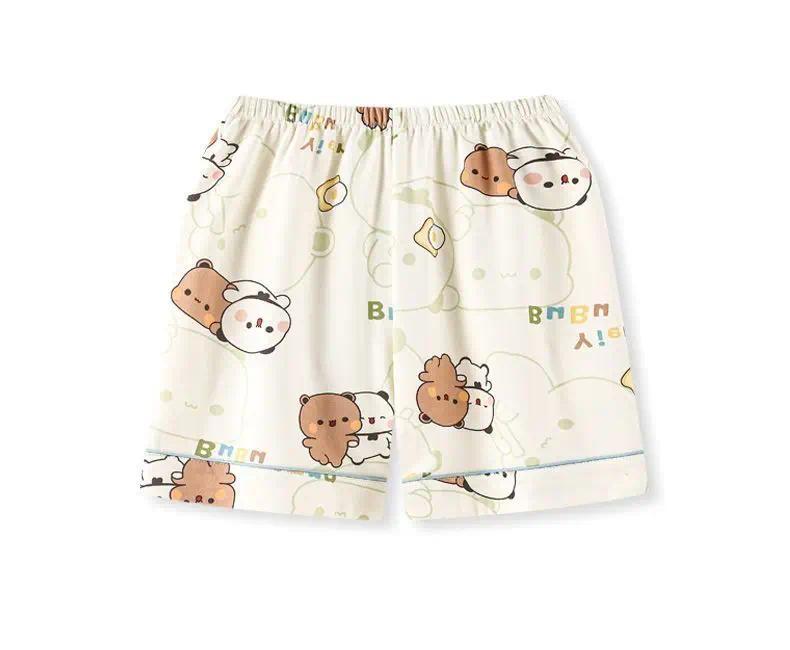 Bubu Dudu Pajama Set Soft Comfortable Sleepwear Cotton Loose Pyjama Suit Loose Home Clothes Are Cold SummerClothes Birthday Gift