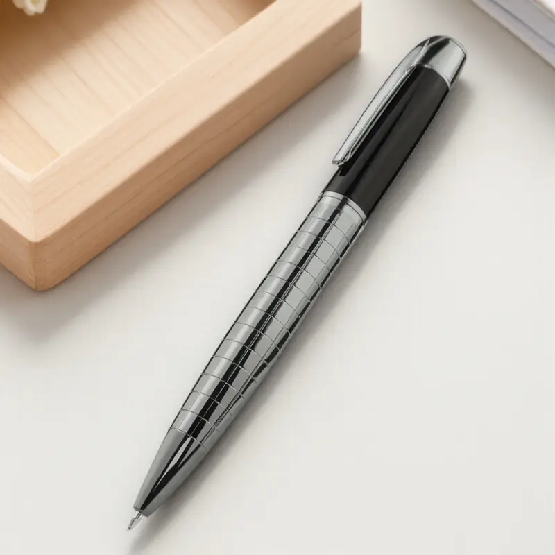 Premium Metal Ballpoint Pen | Medium Point for Smooth Writing | Business & Exam Use | Anti-Slip Grip & Twist Mechanism | Quick-Dry Ink Refillable Design | Portable for Office, School & Daily Carry | Graduation Pens