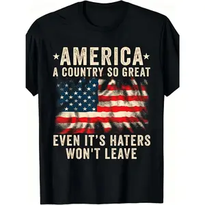 America Graphic T-Shirt, Cute Fashion Outfit for Him Her, Comfort Cotton Top, Perfect Valentine's Day Gift, Birthday Present For Friends Family, Oversized Style, Best Gift For Men Women, Trendy Apparel, Daily Wear Shirt, Patriotic Tee