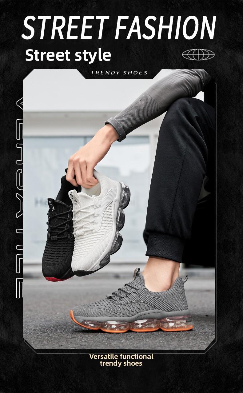 Mesler Men's Sporty Solid RoundToe Laces Trainers, Fashionable Lace UpFront Mesh Breathable Comfortable Sports Air Running Shoes Sporty Lightweight Breathable Running Shoes For Exercise & Daily Wear