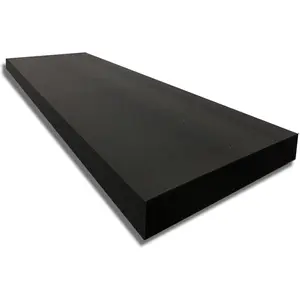 2" Thick, 24" Wide x 84" Long Charcoal High Density Foam Ideal for Couch Cushion, Bench Cushion, Seat Replacement, Wheelchair Seat Cushion and More