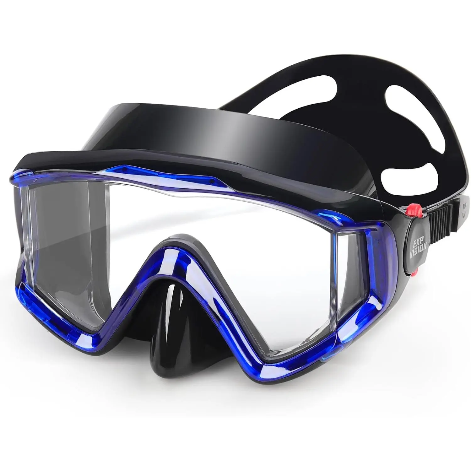 Snorkel Diving Mask,  Pano 3  Snorkeling Mask Anti-Fog Swim Mask Goggles with Nose Cover Adults & Youth for Diving, Snorkeling and Swimming