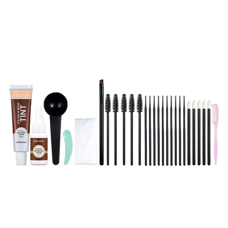 Eyebrow Tint Kit, 1 Set Eyebrow Tinting Kit, Natural Eyebrow Color Tinting, Eye Brow Makeup Kit, Professional Makeup Product for Women