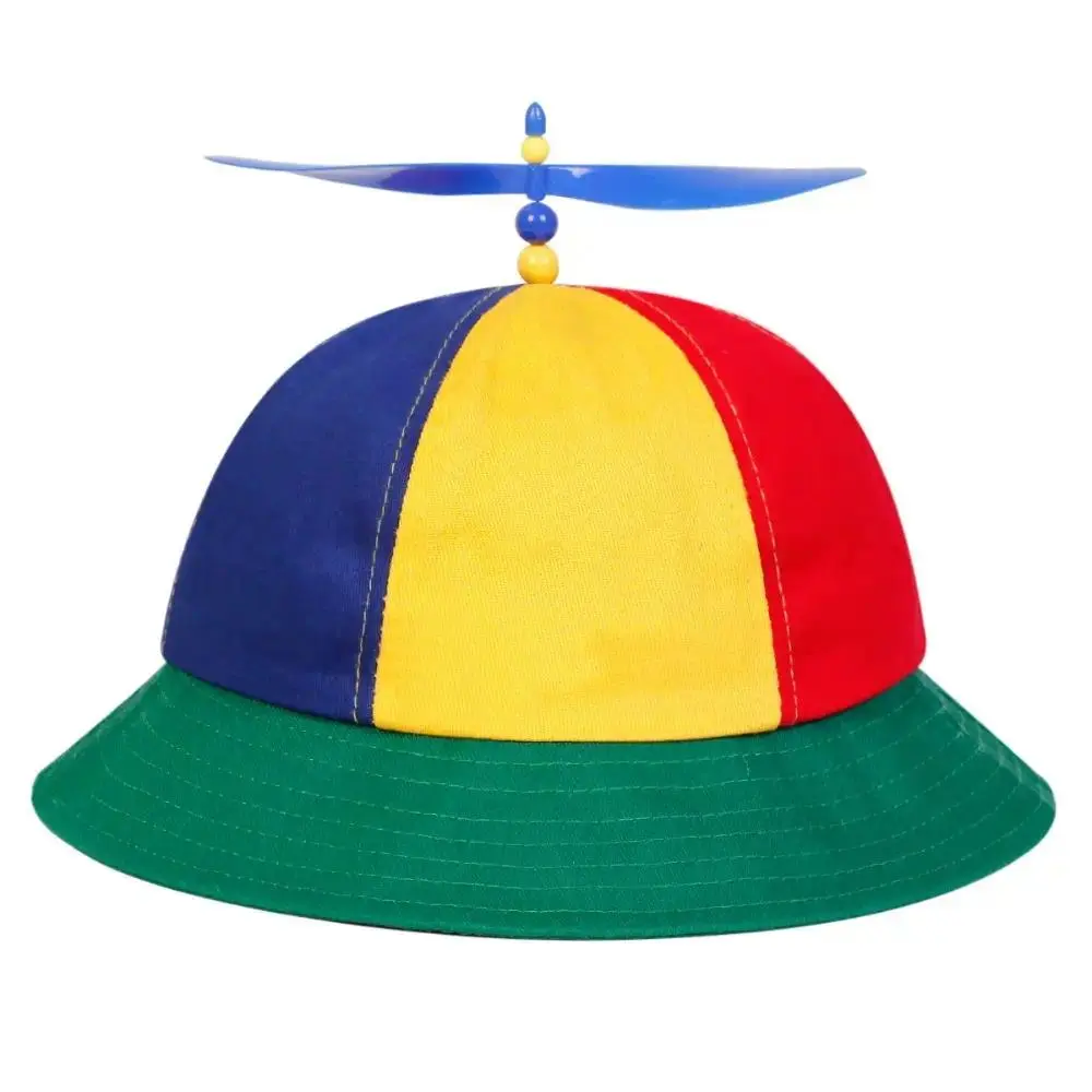 Propeller Bucket Hat for Men & Women, Funny Sun Hat with Novelty Spinning Propeller, Lightweight Casual Outdoor Cap for Beach Vacation, Travel, Fishing, Camping and Daily Summer Wear sohochic