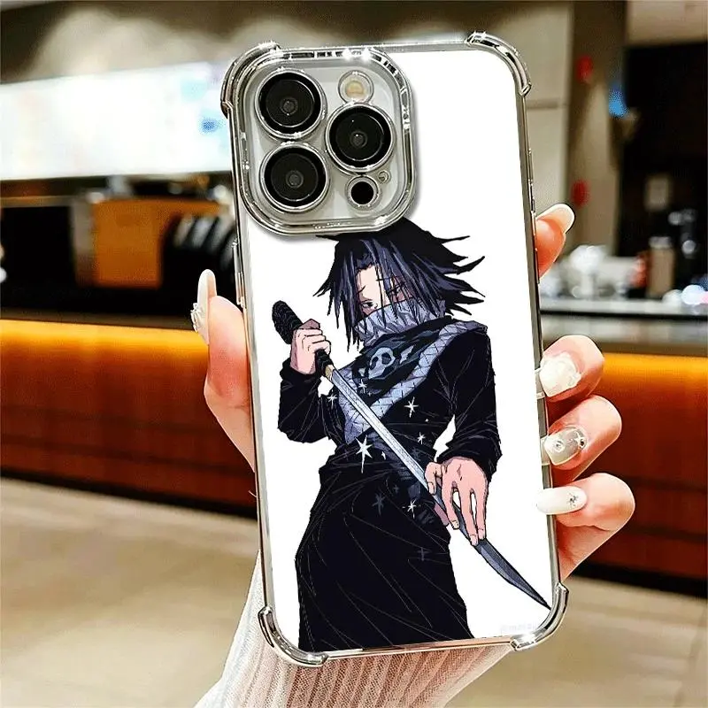 Hunter X-Hunters Feitan Portor Plating Phone Case For iPhone 16 17 Pro Max Air 17E 16E 14 15 Plus 12 13 11 Anti-Fall Protection Animal Colorful
