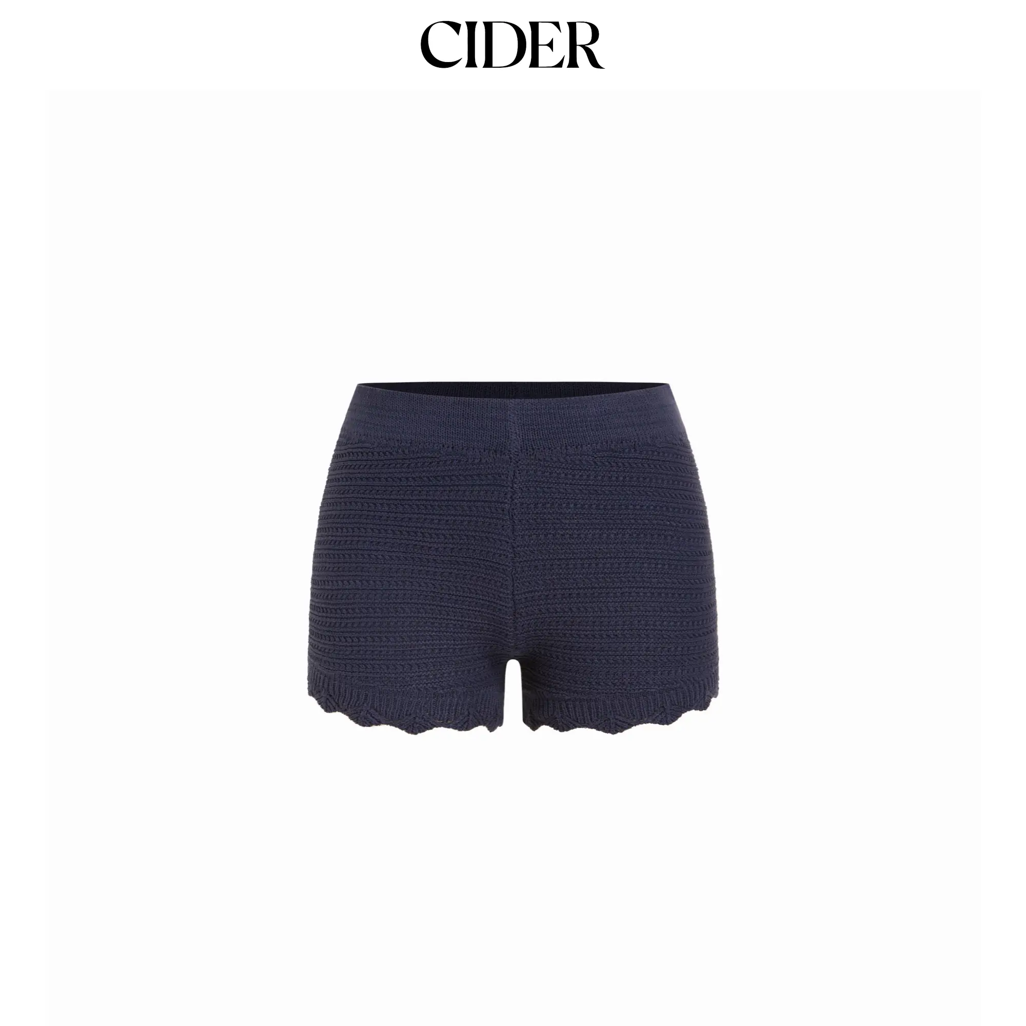 Cider Knit Low Rise Trim Micro Shorts