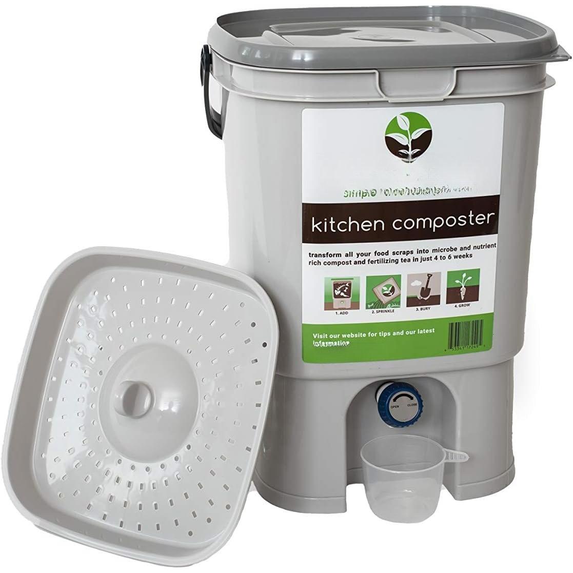 Composting Starter Kit (Includes 1  Bin, 2.2lbs of  Bran and Full Instructions)
