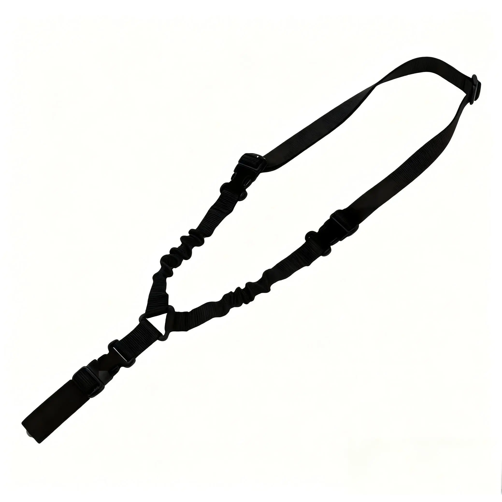 High-Quality 2-Point Tactical Sling - Elastic Rubber, 120cm Adjustable Length Waterproof Nylon Shoulder Strap with Steel Metal Eagle Beak Buckle & Carabiner, Easy Clip Connection, 220g, Safety Rope Included, for M4/AR15 Hunting, Fathersday Gift