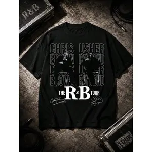 Usher Raymond & Chris-Browns Tour 2026 T-Shirt Unisex TeeLoose And Comfortable
