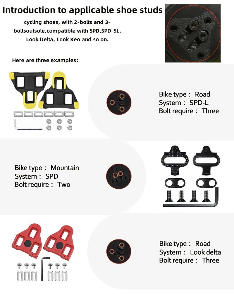 Sneakers, Men's Cycling Shoes Compatible with  Anti-slip Cleats, Suitable for Daily Cycling and Racing