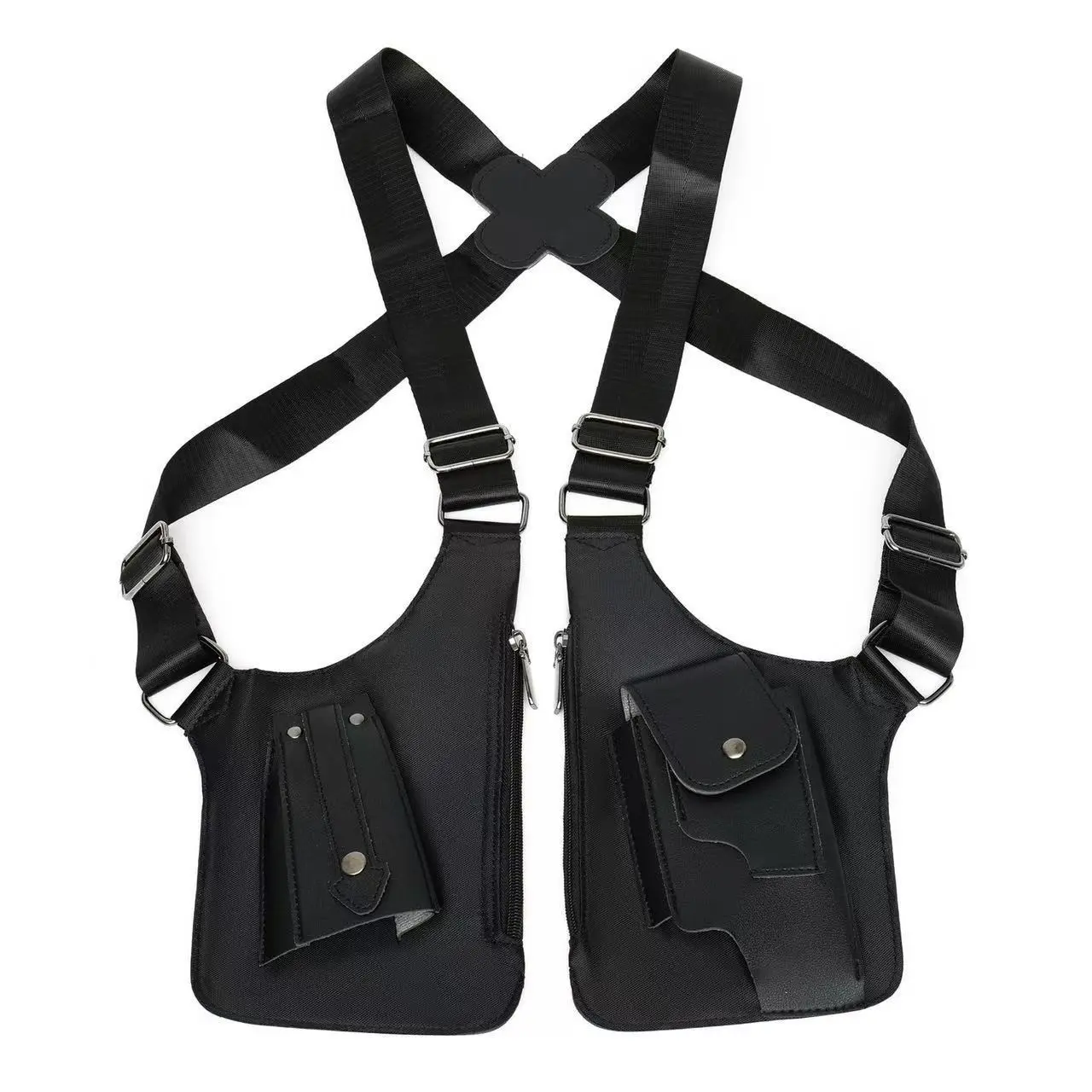 Outdoor Backpack Waterproof Multifunctional Vest Bag Unisex Phone Storage Anti-Theft Crossbody Bike Camping Hiking