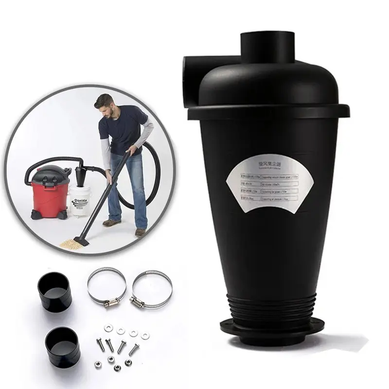 Vacuum Cleaner Cyclone Dust Collector DIY Turbo Boost Woodworking Filter Industrial Cyclone Separator Dust Remover