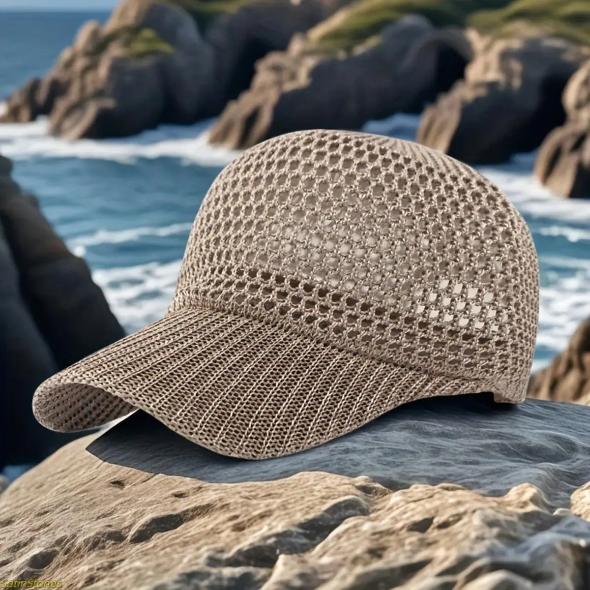 Unisex Breathable Mesh Baseball Cap, Lightweight Casual Sun Hat with Adjustable Fit, Quick-Dry with UV Protection for Fishing & Hiking, Adjustable Fit Hat, Cooling Sun Cap, Solar Shading Hat