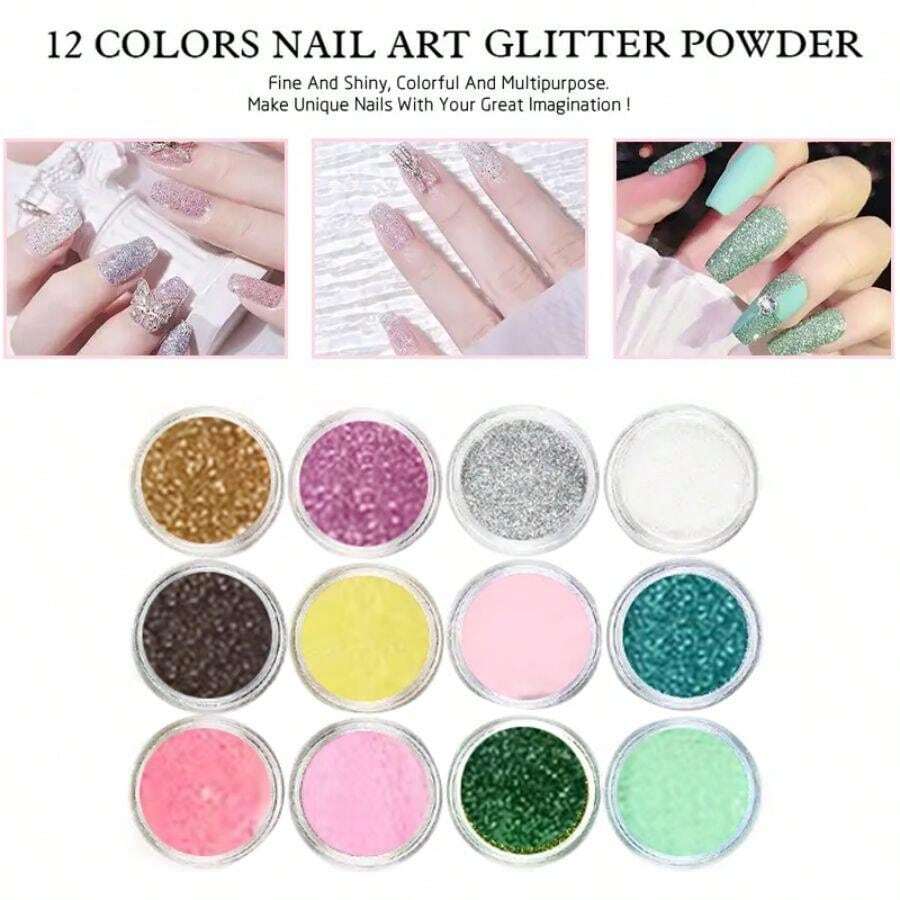 Acrylic Nails Kit for Beginners, 1 Set Manicure Tools & Accessories Gift Set, Professional Nail Art Kit for Women & Girls, Nail Design Kit