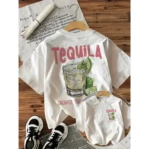Graphic Print T-Shirt, Summer And Spring Short Sleeve Round Neck Casual Top Women'S Clothing