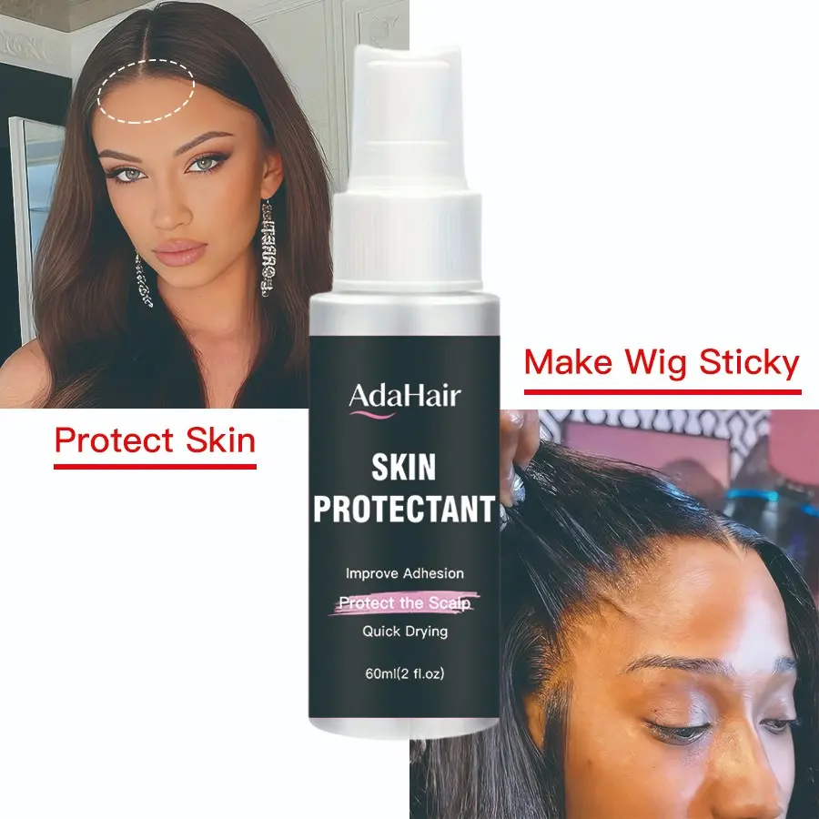 60ml/2fl.oz Skin Protection Spray - Prevent Irritation & Sensitivity | Invisible protective film, Isolation Lace Glue & Hair Wig Adhesives Products | Soothing, Gentle Formula Wigs Skin Protection for Women Or Man Sensitive Skin