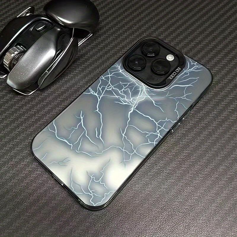 The Lightning Pattern Design Is Suitable for Iphone 16, 16 Plus, 16 Pro, 16 Pro Max, Iphone 15, 15 Plus, 15 Pro, 15 Pro Max, 14, 14 Plus, 14 Pro, 14 Pro Max, 13, 13 Pro, 13 Pro Max, 12, 12 Pro, 12 Pro Max, 11, 11 Pro Max, 7, 8, X, And XS Specific Phone Ca