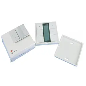 86-Type 15 Channels Control Panel for Smart Home Electric Draperies Opening Curtains and Roller Blinds