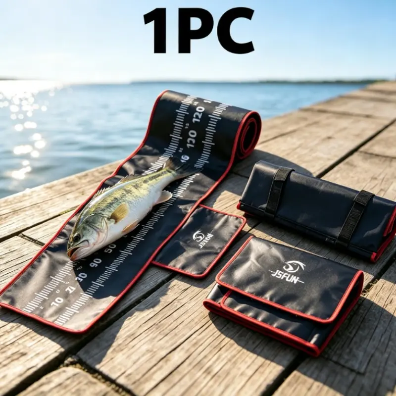 Multifunctional Sea Fishing Fish Weighing Bag, Foldable Fish Bag, Fishing Measurement Pad, Measure Fish Length, All Seasons Use
