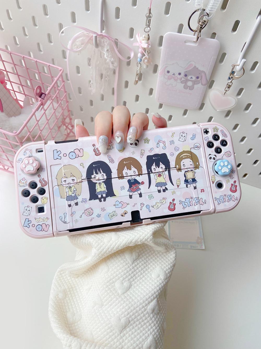 Girl Switch Protective Cover Split Controller Joy-Con Case Can Be Inserted Into The Dock for Nintendo Switch Console Oled/lite