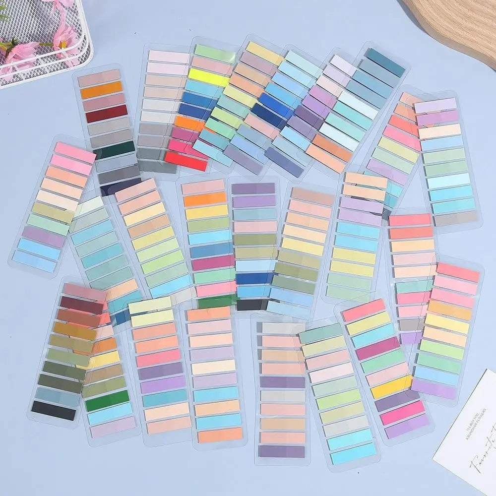 Multicolor Index Tabs, Transparent Page Dividers, Waterproof Pet Fluorescent Stickers, Notebook Planner Labels, Office Supplies, Gift Idea