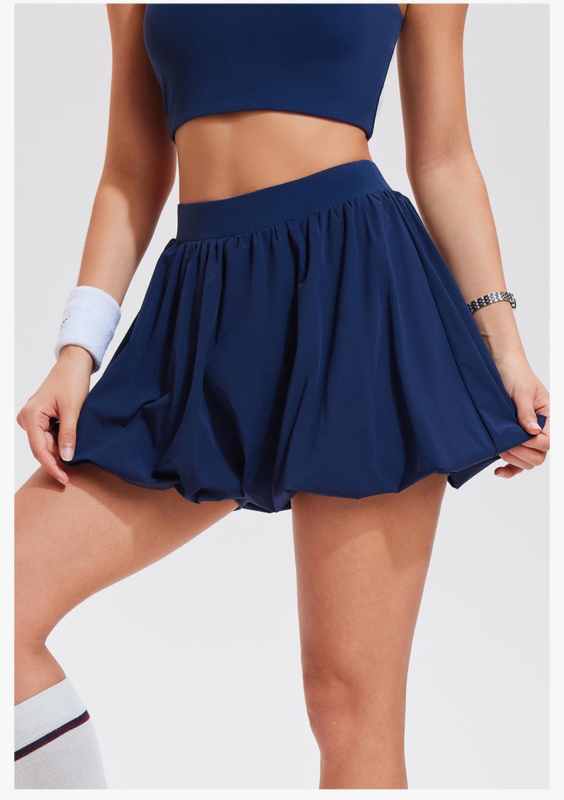 Flowy Bubble Skirt for Women High Waist Cute A-Line Mini Skirt Y2K Casual Party Skort