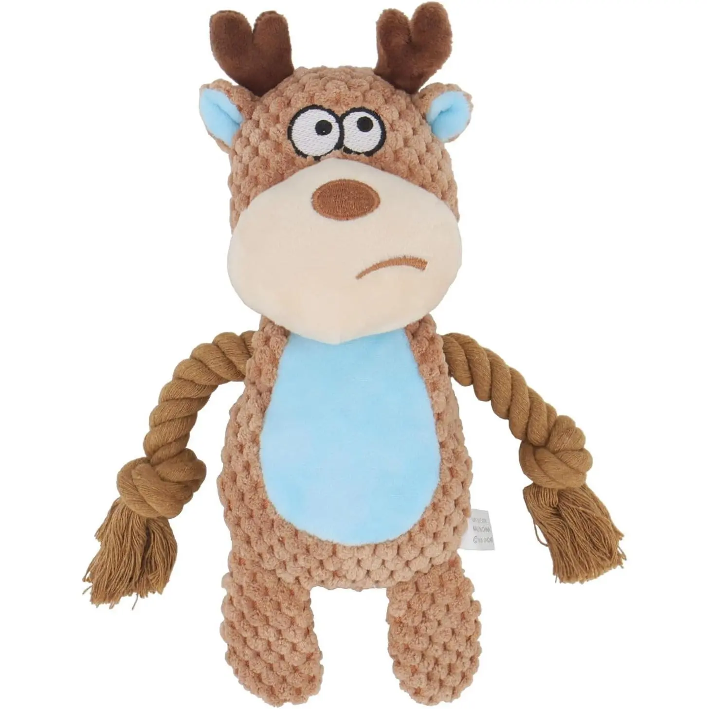 Toys,  Squeaker Toys with Crinkle Paper (Camel-Colored ) | Cute Stuffed   Plush Chewing ,  Rope Interactive Toys for Puppy, Small, Middle Dogs - Keep Busy