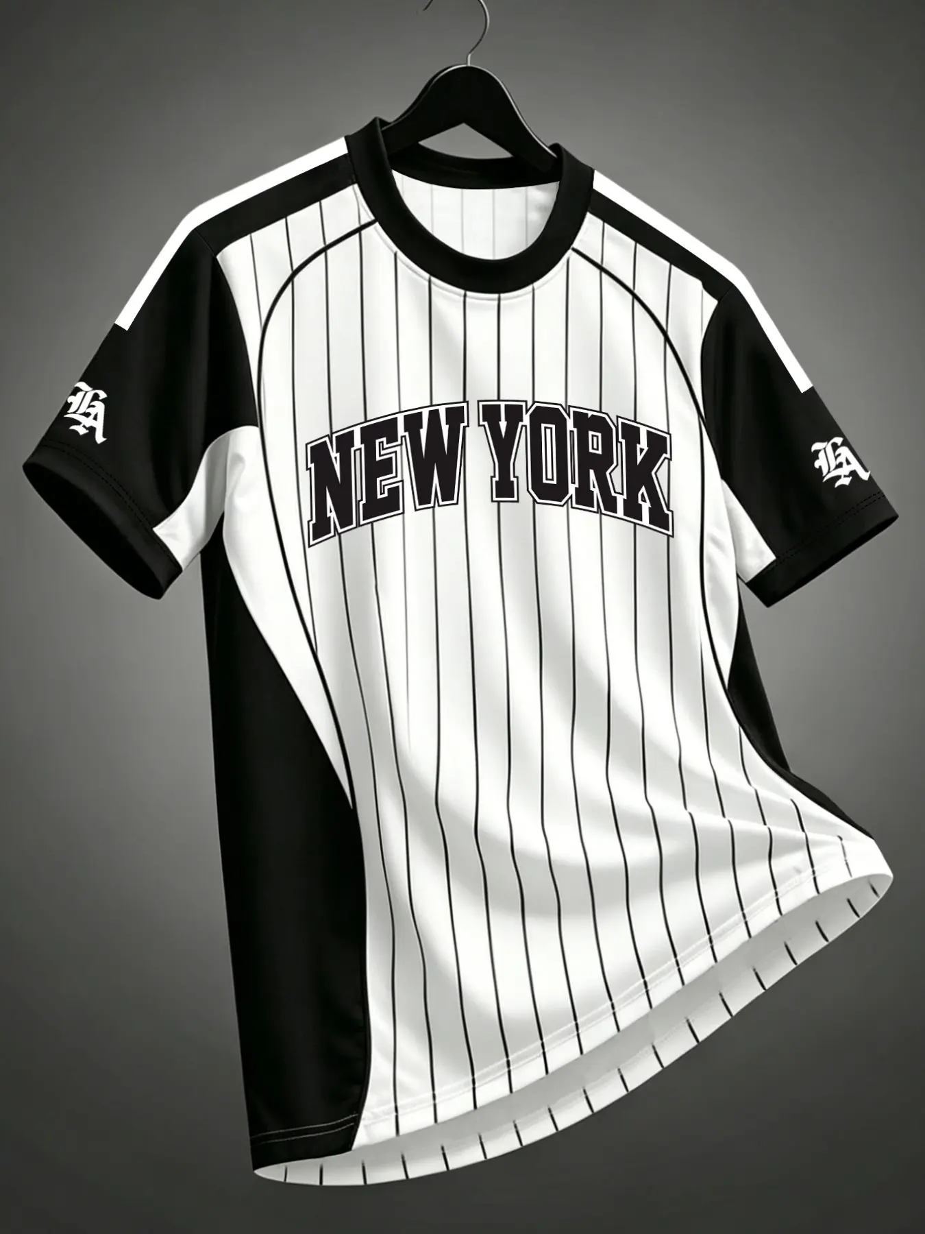 Men's Retro Vintage Striped Colorblock Baseball T-Shirt, Summer Fashion Street Style Round Neck Short Sleeve T-Shirt, Casual Daily Wear