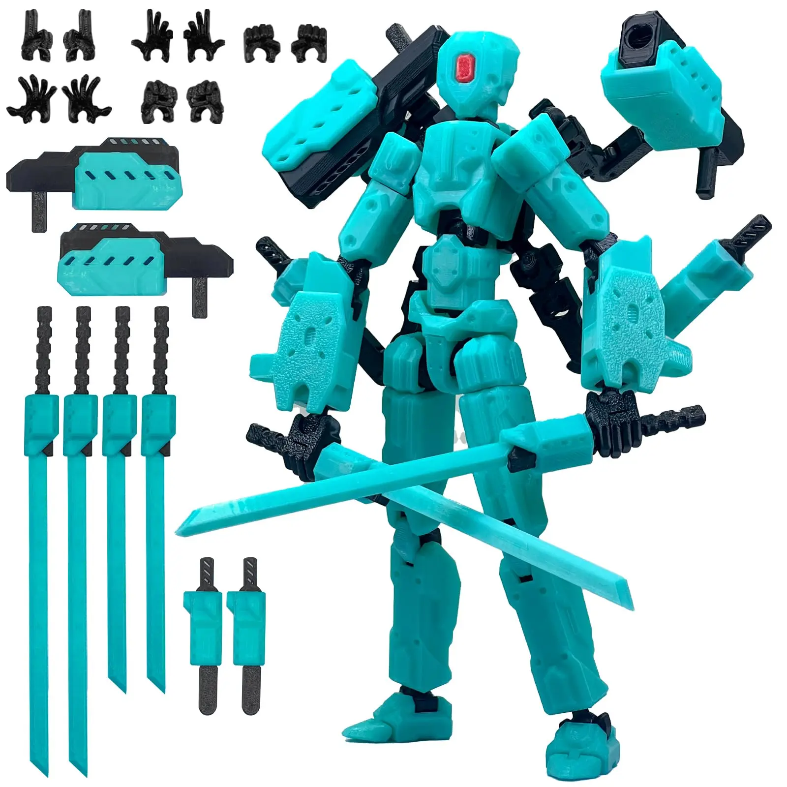 2026 hot item (Assembly Completed) 8 inch T13 Action Figure Set,T 13 Action Figure Multi-Articular Mobile Robot Nova T-13,Desktop Decorations