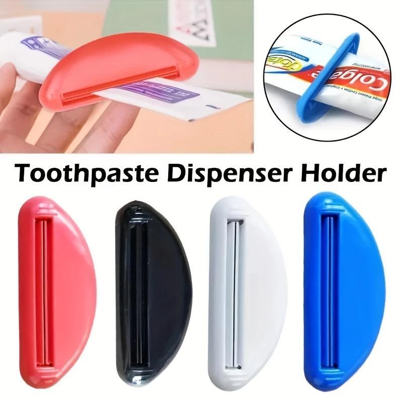 2 Pack Toothpaste Squeezer for Easy Dispensing, Plastic Toothpaste Tube Squeezer, Bathroom Toothpaste Dispenser, Essential Bathroom Accessories, Toothpaste Holder