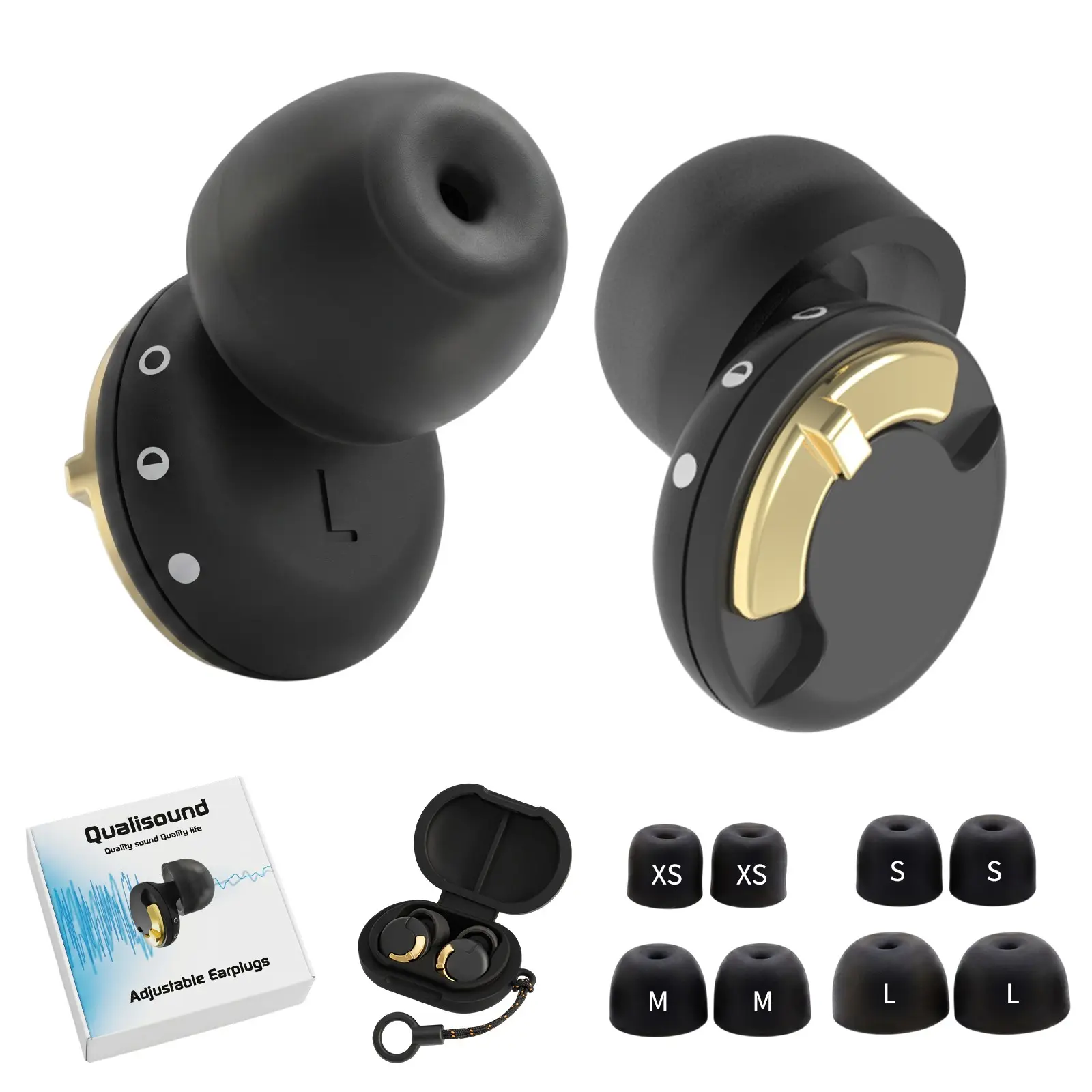 2026 Pro Ear Plugs 32dB Noise Cancelling Ear Plugs  Three-level adjustable Noise Blocking with 6 Ear Tips, All-Day Comfortable Fit
