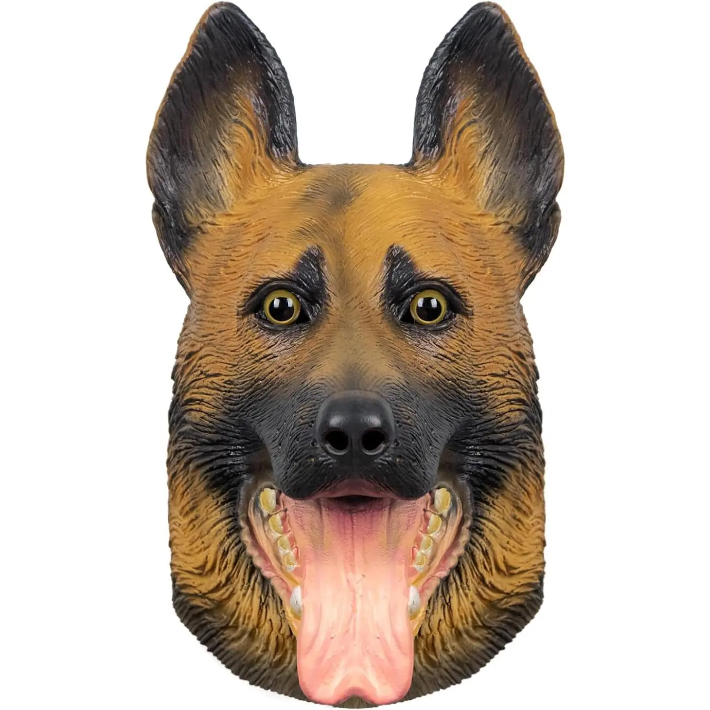 Dog Head Mask for Adult, Animal Costume Mask Halloween Latex Mask.