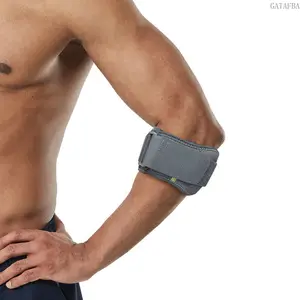 Adjustable Compression Elbow Support Strap, Breathable Summer Sports Elbow Pad, Shock Protection Brace for Volleyball Badminton Weightlifting Fitness Daily Training