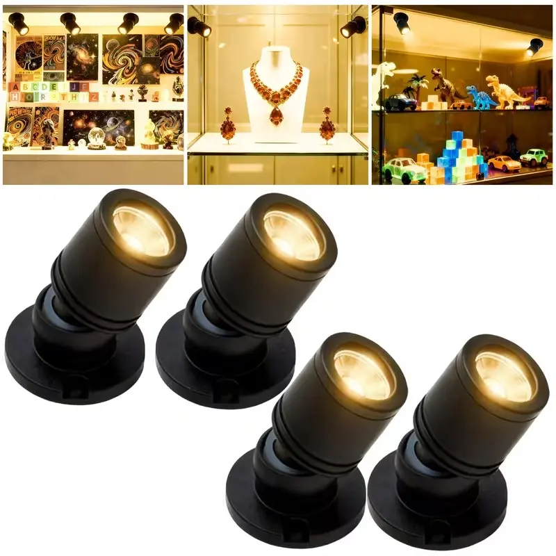 LED Indoor Spotlight, USB Mini Decorative Spot Light, LED Lights, Abs Material, Ideal for Plants, Wall Art, Paintings, Portraits, Dartboard, Closet, Gallery Photos