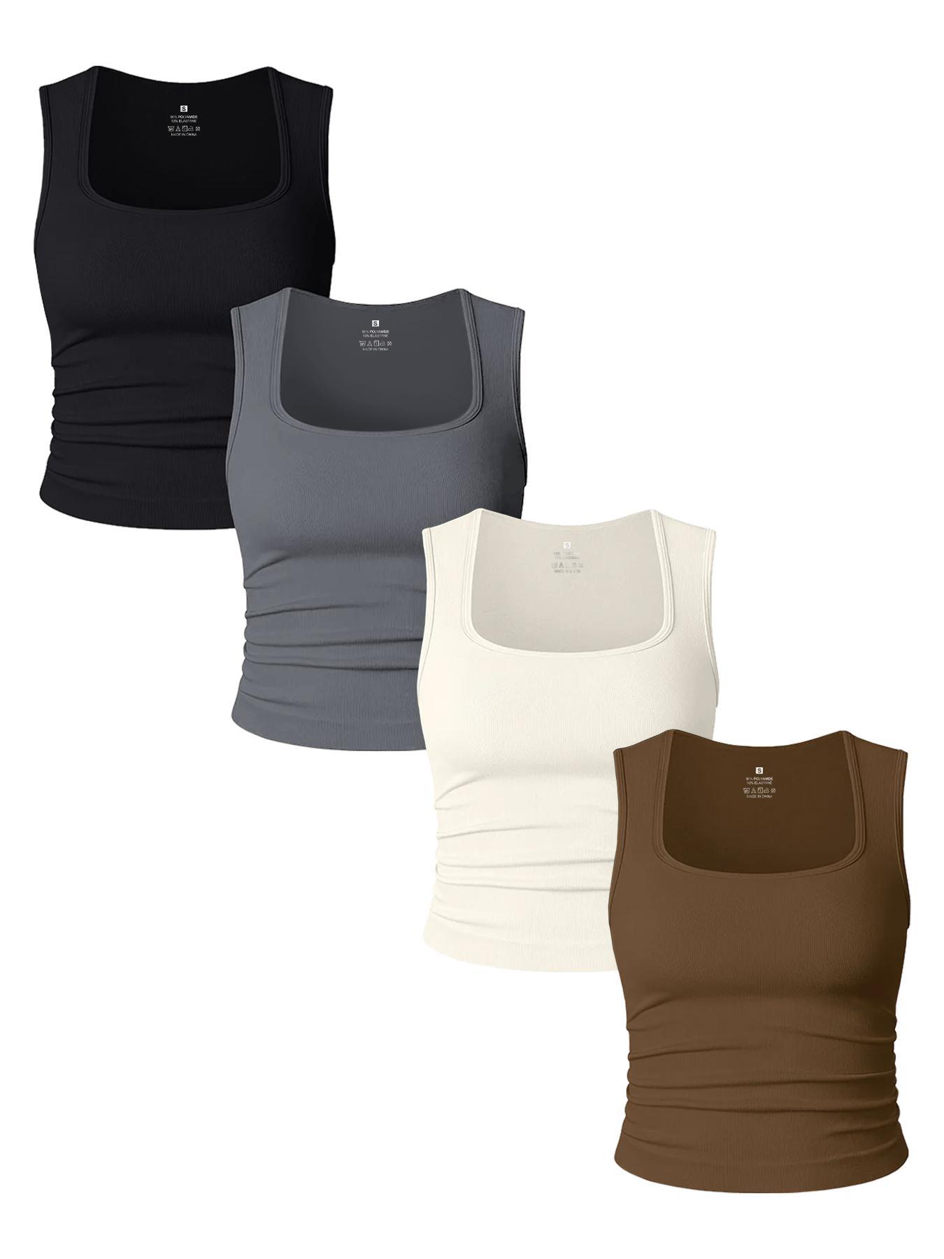 Women's Solid Color Ruched Design Crop Sports Tank Top, Sporty Sleeveless Top for Yoga Gym Workout Running, Ladies Sportswear for All Seasons, Gym Tops, Athletic Style Activewear, Breathable Athletic Workout Clothing