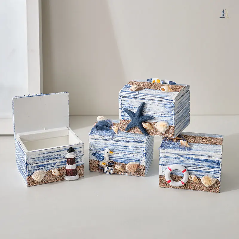 Wood Storage Box |   Classic Small Wooden Desktop Organizer, Multi Use Decorative Jewelry Candy Keepsake Box, Compact Handmade Sturdy Container for Vanity Bedroom Office Daily Storage
