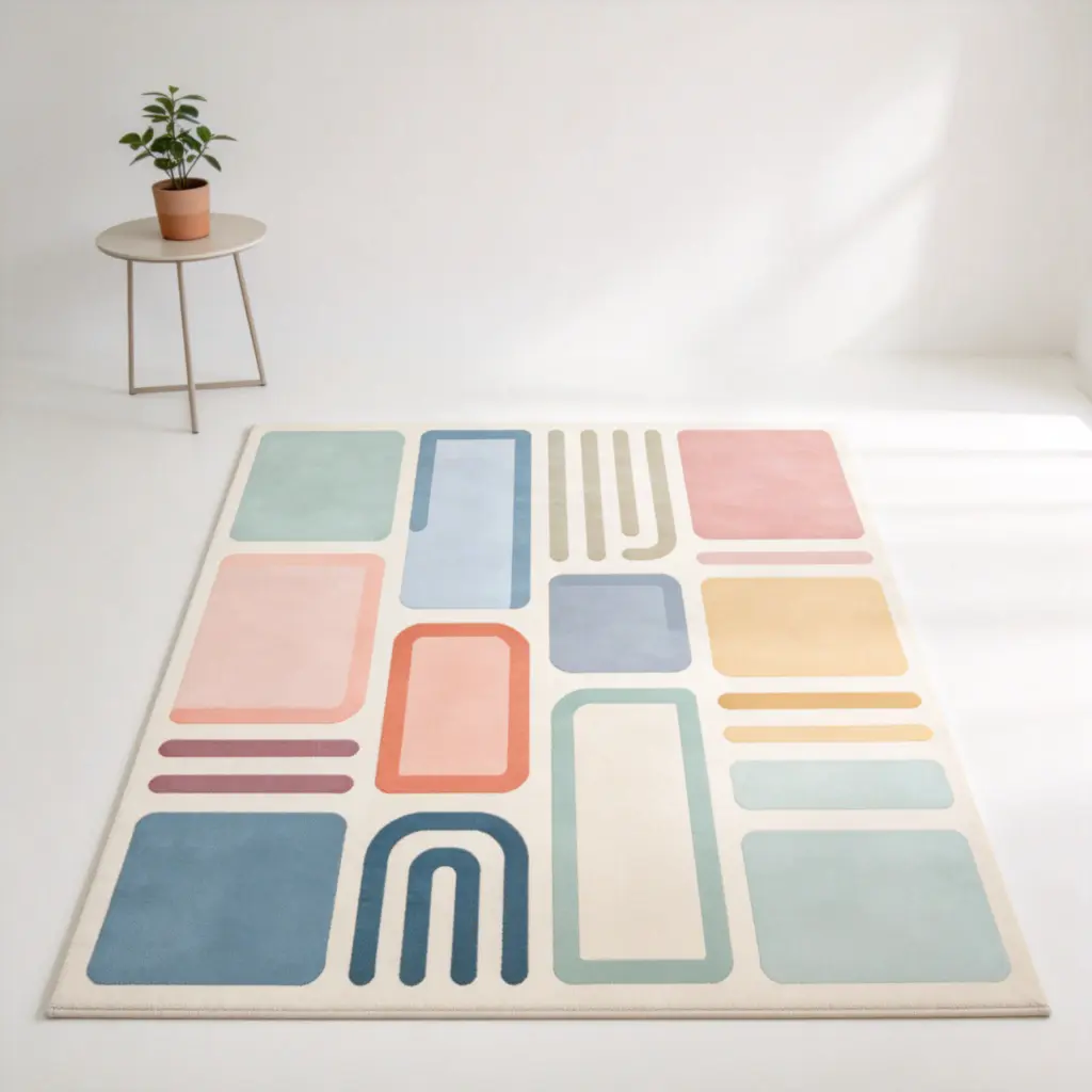 Ultra Soft Washable Entryway Rug - Macaron Color Area Carpet 40x60cm Non-Slip Velvet Doormat for Living Room, Bedroom Home Decor