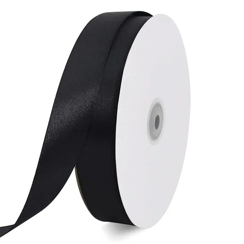 1 Inch X 100yds Satin Ribbon, Thin Solid Color Ribbon for Gift Wrapping, Crafts, Hair Bows, Wedding Decoration, Floral Bouquets